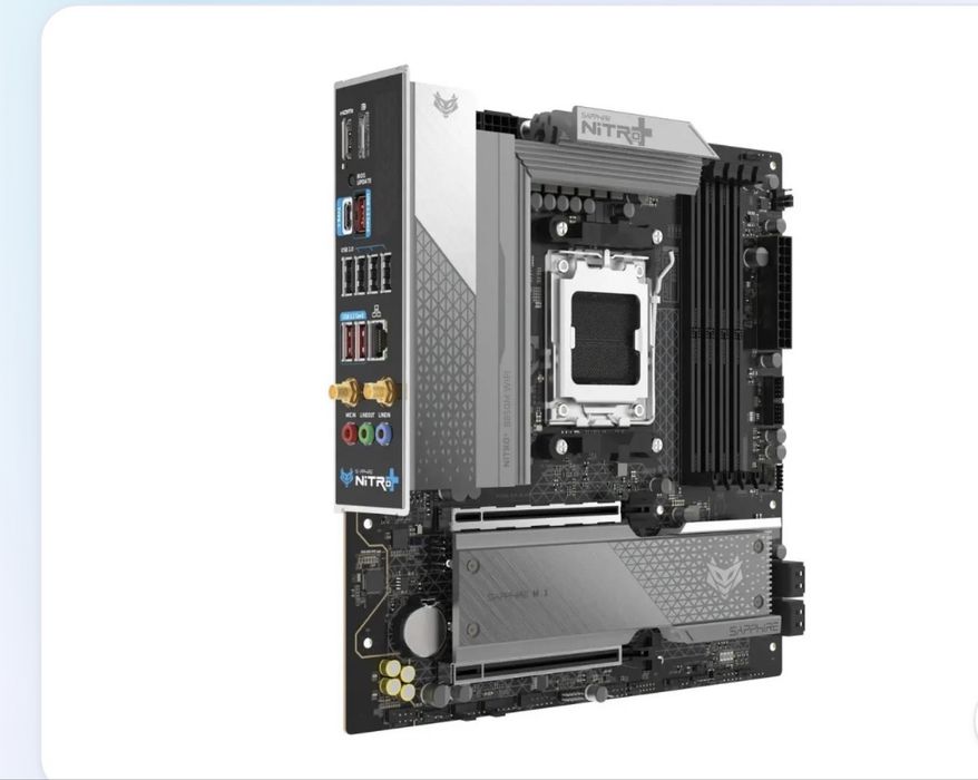 Дънна платка Sapphire Nitro B850 WiFi AM5 AMD Ryzen// Motherboard Sapphire Nitro+ B850M