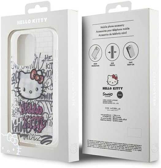 Гръб Hello Kitty IML за iPhone 14 Pro Max, 14 Pro, 13 Pro Max, 13 Pro