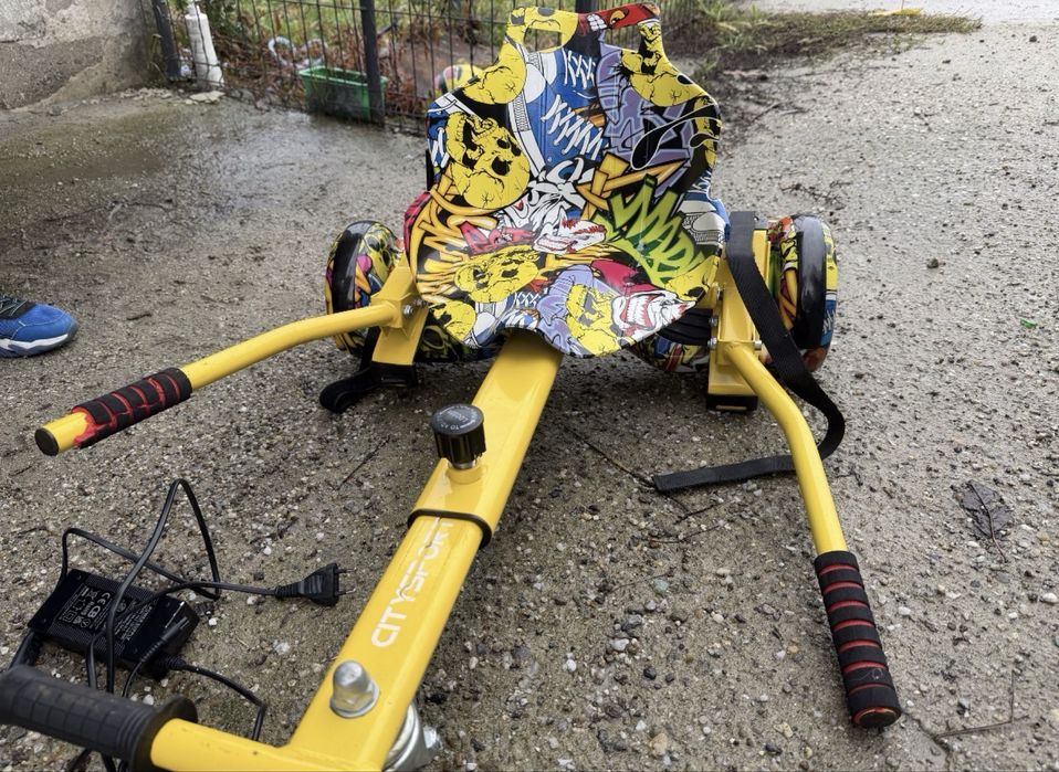 Hoverboard + kart scaun