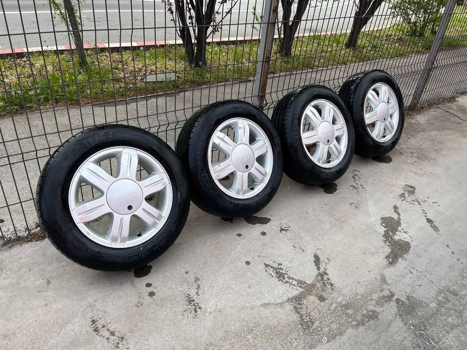 Jante aliaj ORIGINALE DACIA Logan 1 R15 – set complet