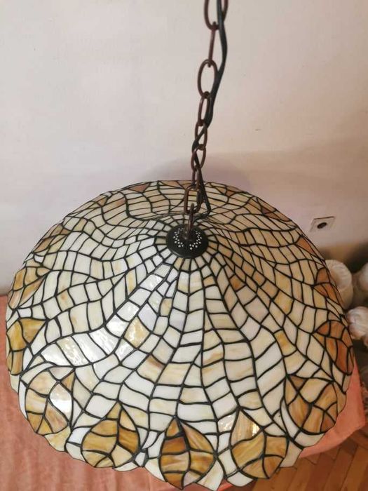 Candelabru tiffany cu lant
