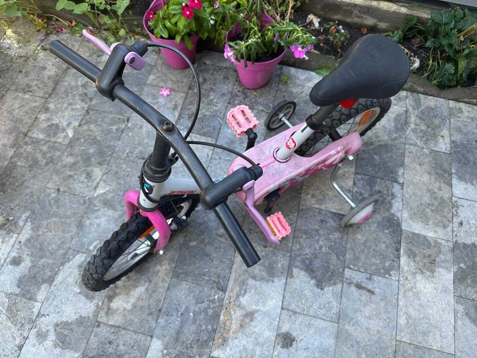 Bicicleta 14" pentru copii 3-5 ani 500 B'TWIN 500