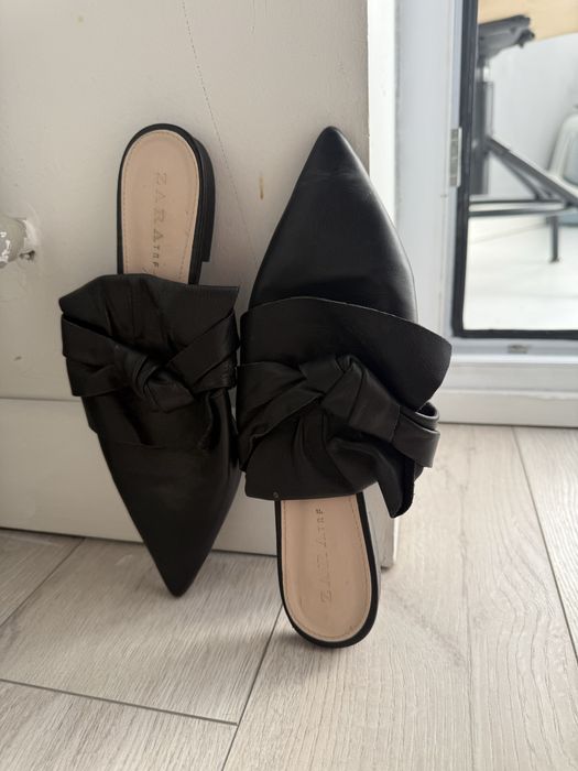 Мюли кожаные  Zara