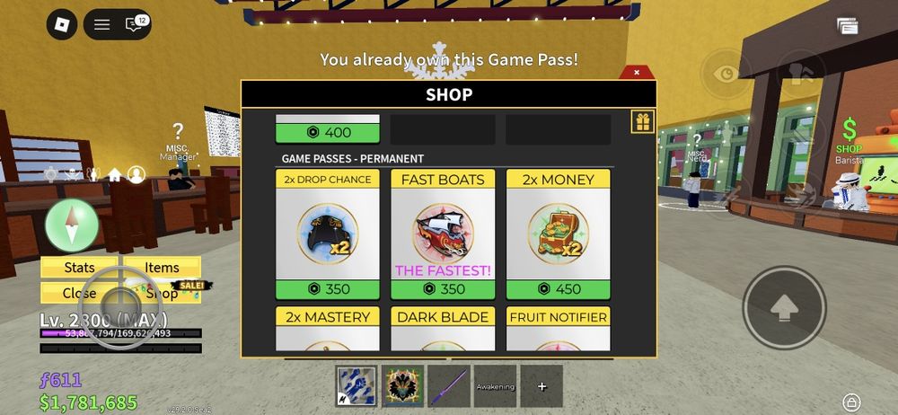 Блокс фрукт акк продам