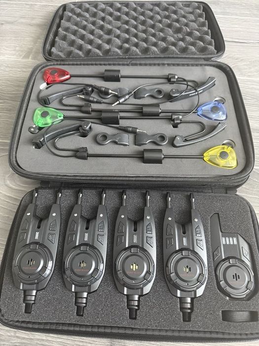 Set 4 avertizori + statie Wind Blade D5-W plus 4 Swingheri cu penar