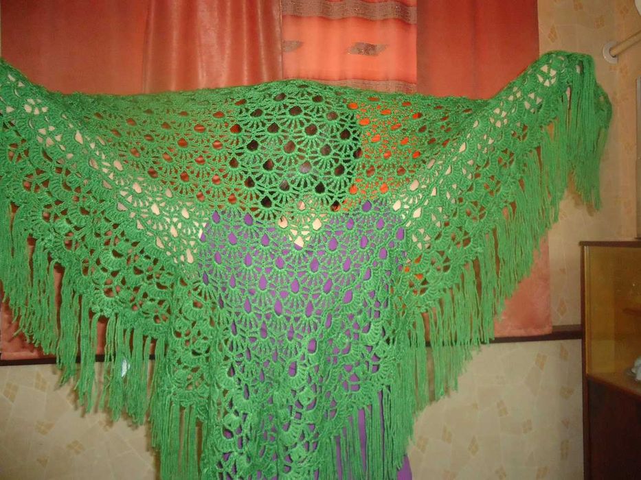 Шали [платки большие) связанные крючком