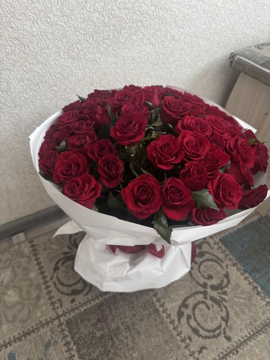 Цветы роза 51 штук