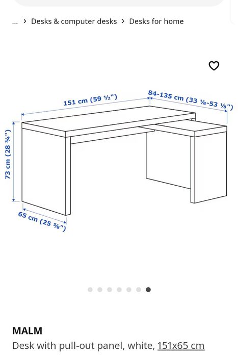 Офис Бяло Масивно Бюро с подвижно крилорамо
