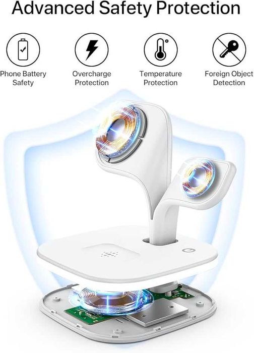 Безжична зарядна станция за множество устройства EXW