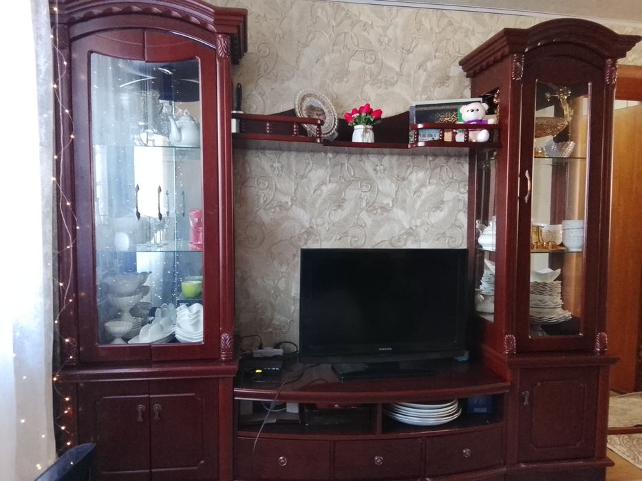 Горка с телевизором