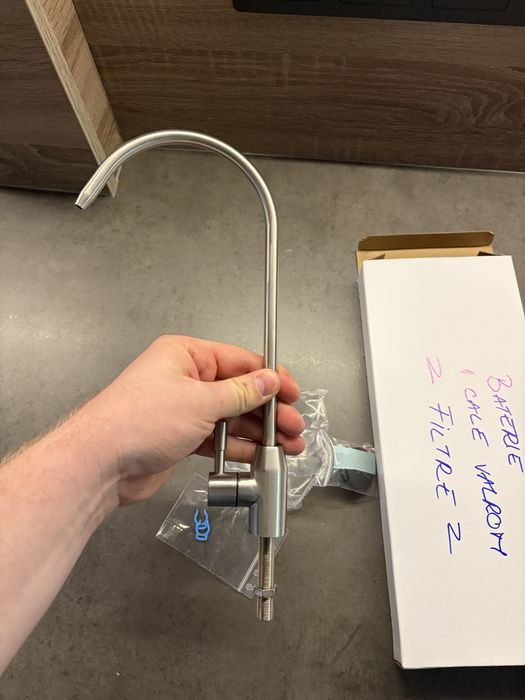 Baterie / robinet bucatarie pentru apa filtrata valrom aquapur