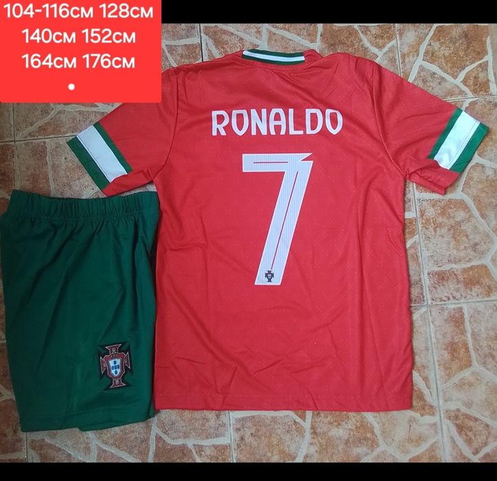 CR7 детско юношески футболни екипи Португалия НОВО сезон 2025-26 годин