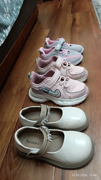 Детская обувь для девочки 6-7 лет. лет б/у.