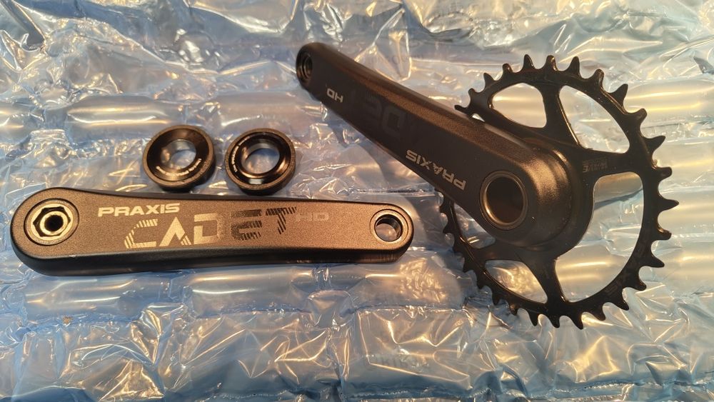Нови спирачки Sram DB8, Команда Deore 12sp, Курбели Praxis 32 T