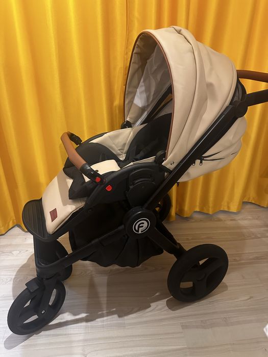 Cărucior 3 in 1 Krausman Topaz Lux Beige