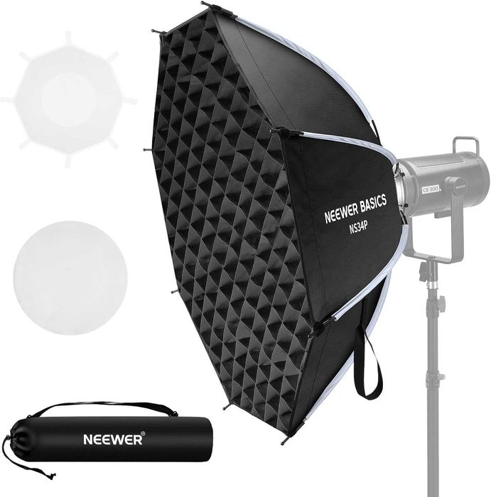 NEEWER BASICS Комплект осмоъгълен софтбокс за студийна фотография-90см