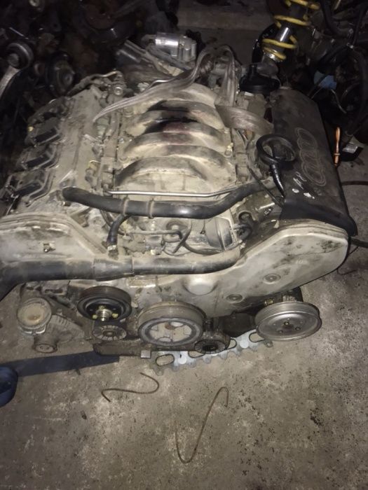 Контрактный двигатель на Ауди А8 объём 3.7 привезён из Германии