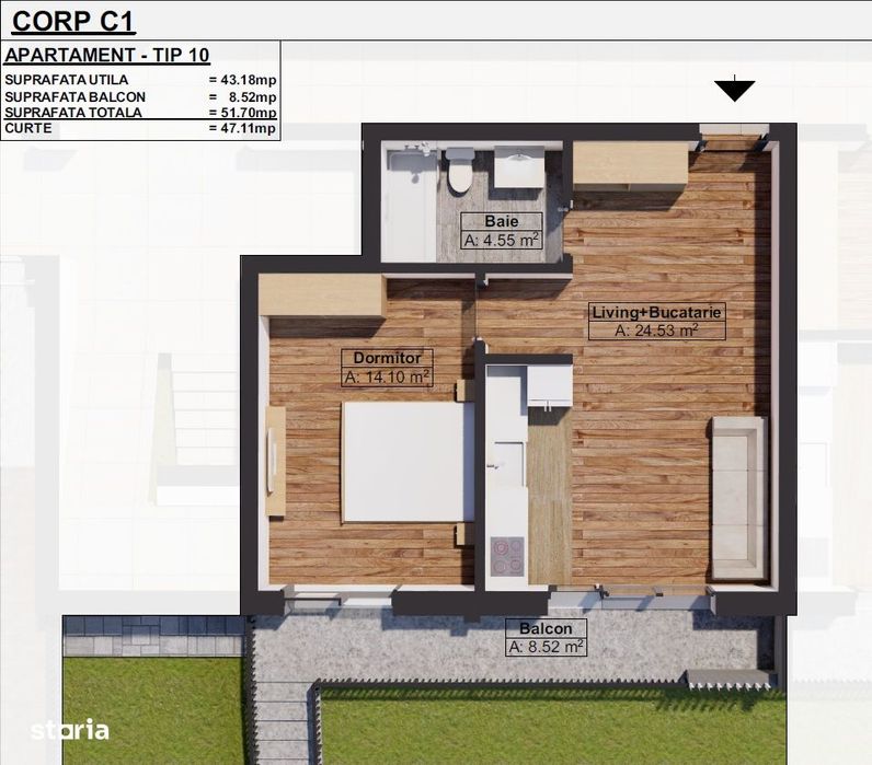 Apartament 2 camere | Dobroesti-Fundeni | Direct dezvoltator