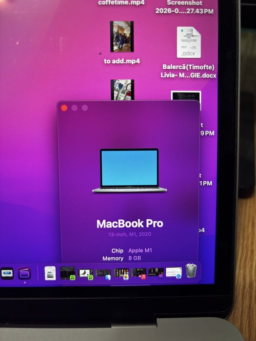 MacBook Pro M1 8/256GB