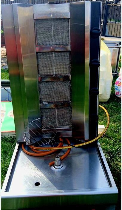 Aparat Shaorma 4 arzatoare  pe gaz