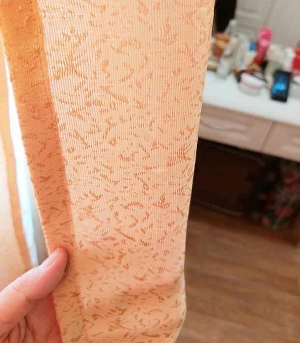 Шторы и тюль в хорошем состоянии