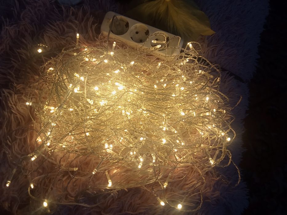 Гирлянды дождик состояние отличное