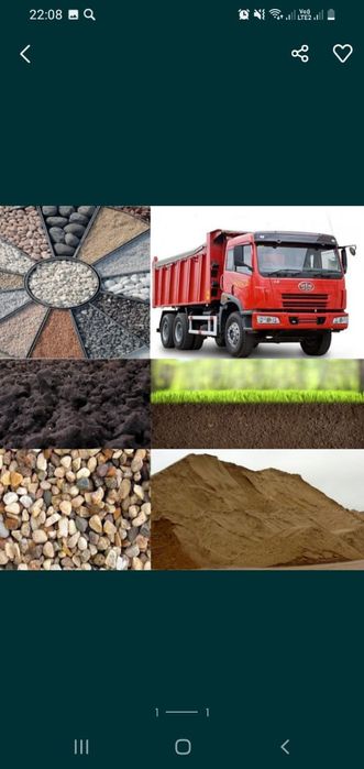 Доставка пескок. балласт, отсев. Скальник, шлак.  Щебень