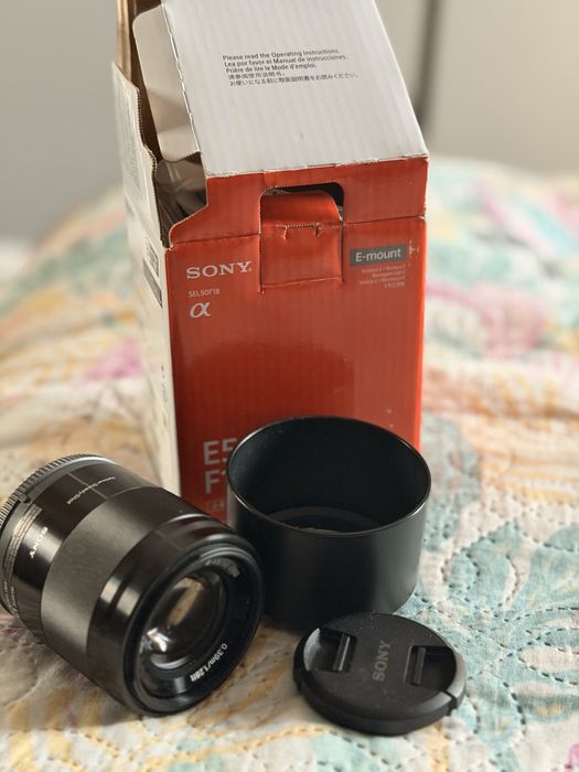 Obiectiv Sony E50mm F1.8 OSS in garantie