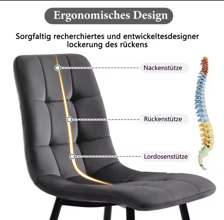 Set 4 scaune tapițate