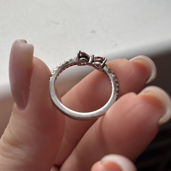 кольцо Pandora «розовый бант»