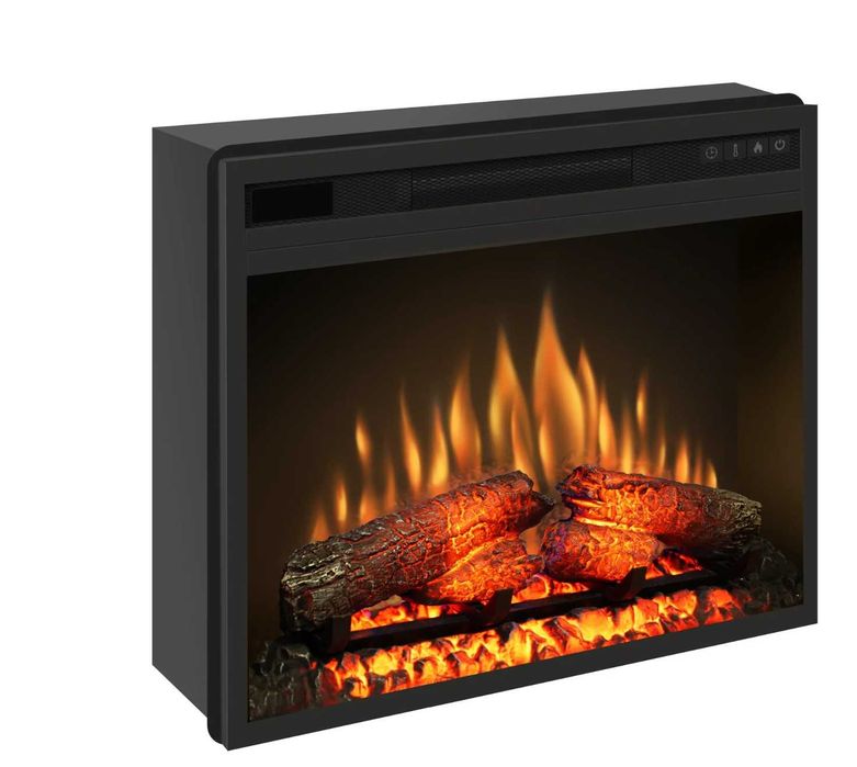 Semineu electric ecoflame pro nou - lisabona vanilla cu flacara 3d
