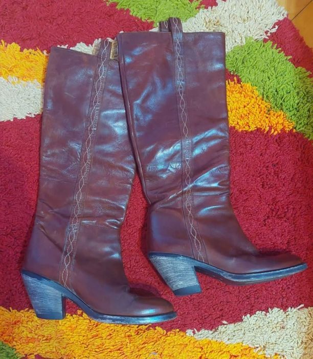 Cizme piele naturală, mărime 36.