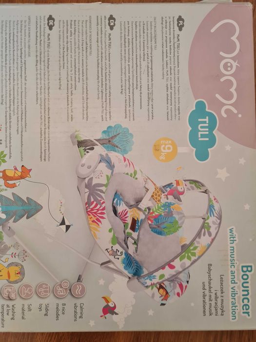 Baby bouncer ca si nou, nastere pana la 9 kg