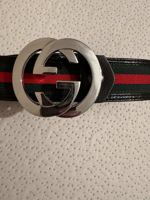 Оригинален мъжки  кожен колан Gucci