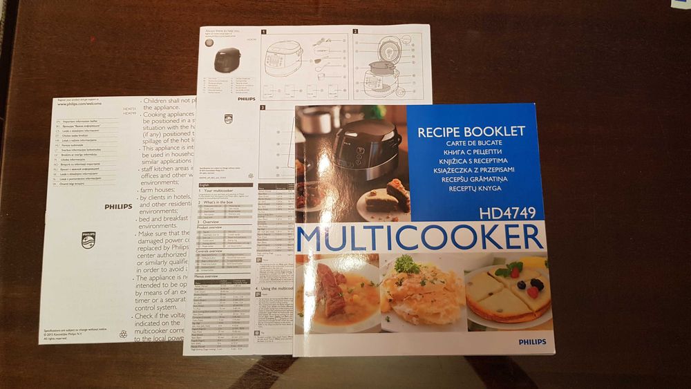 Multicooker Philips HD4749/70 , 5l, Peste 22 de programe presetate