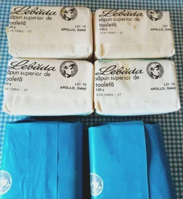 Săpun Romanesc vechi Egreta, Lebada,produse in Comunism, Apollo Galati