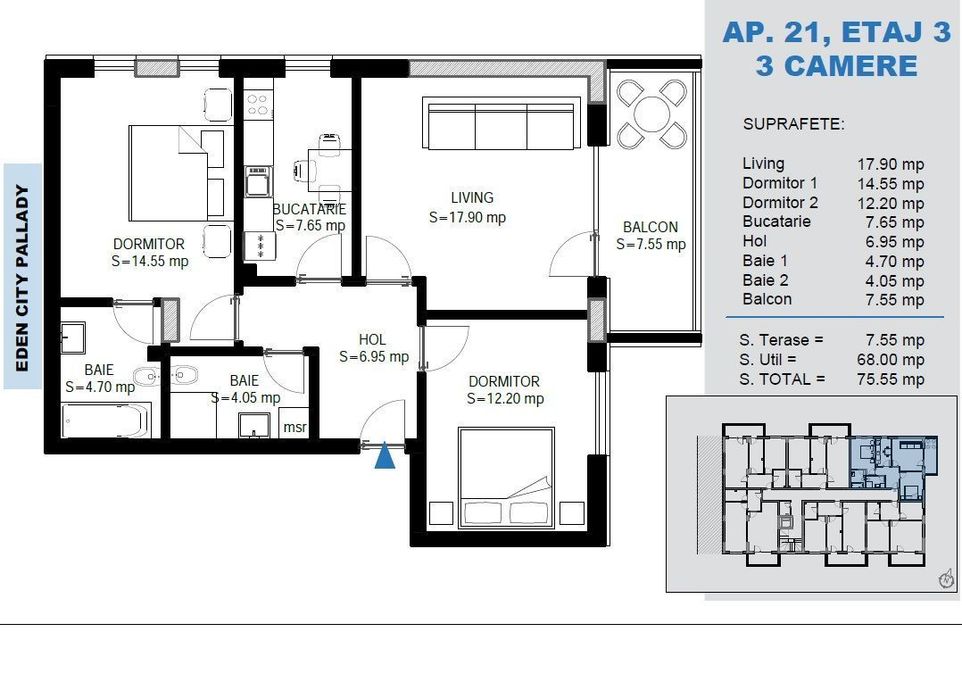 Apartament – București, Titanul Nou - Vedere 2