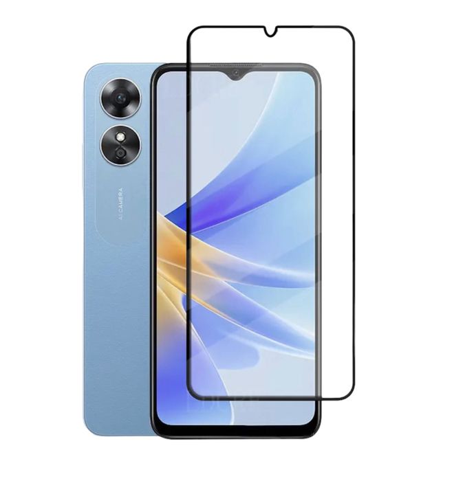 Folie sticla 20D FULL GLUE pentru Oppo A16 , Oppo A17 , Oppo A77 5G
