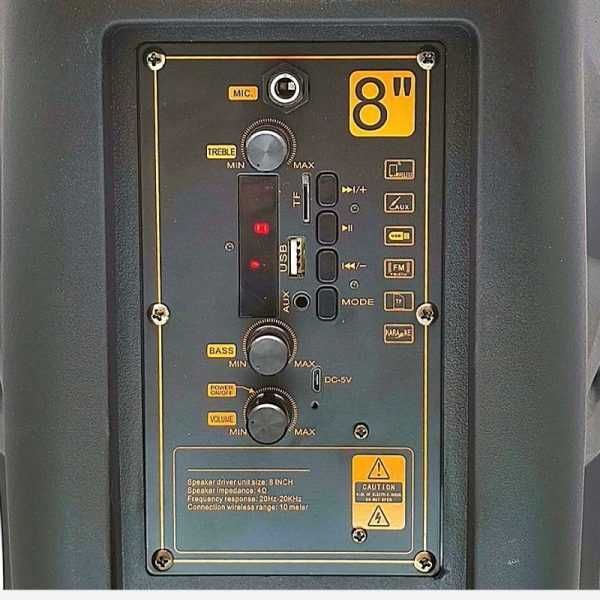 Модел KTS 1175 караоке активна колона с bluetooth,usb,микрофон