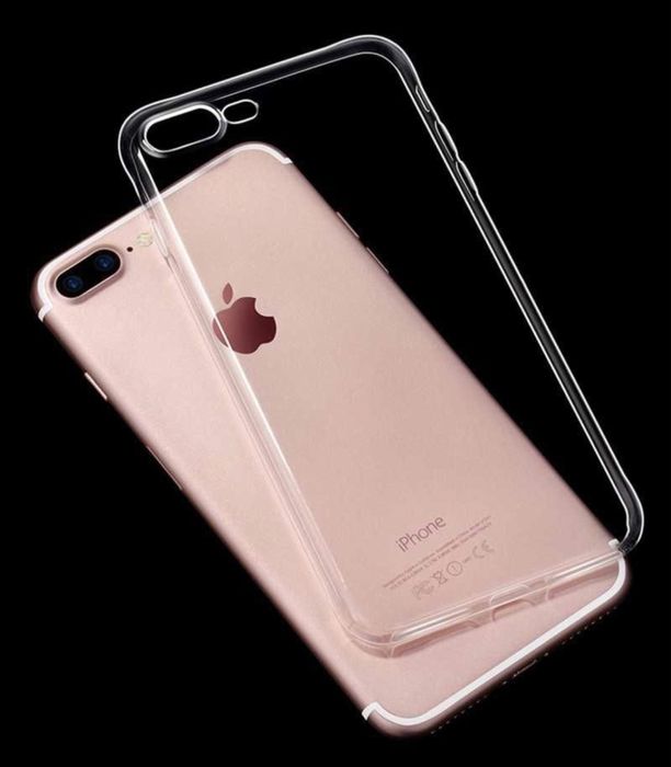 Husa silicon transparenta pt. iPhone 7 , 8 , 7 Plus , 8 Plus , X , XS