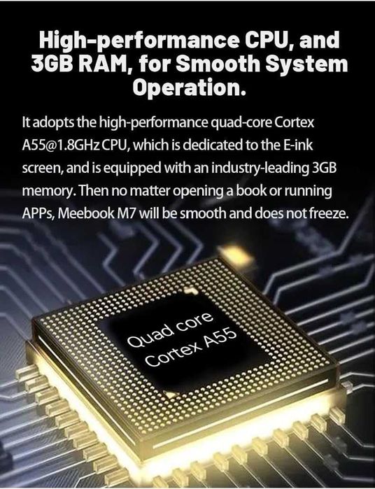 Электронная читалка Meebook M7  7" 3/32GB + Чехол