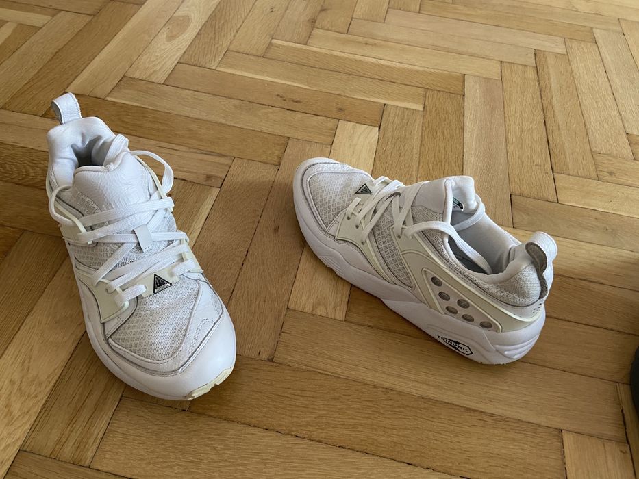 40,5 - Adidasi Puma Ying & Yang - Alb & Negru incaltati de cateva ori