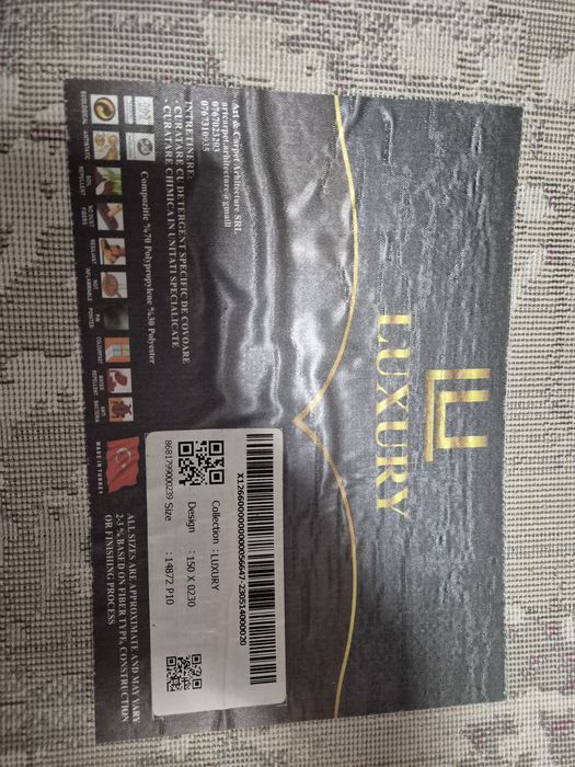 Covor LUXURY 150×230 + 80×150