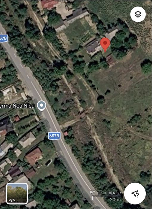 2.765 mp Casă din cărămidă cu teren – Mereni, Comuna Bărăști, Jud. Olt//Pitesti-Slatina