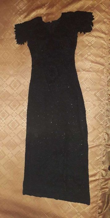 Платье вечернее из бисера 44-46 (М, L) размер