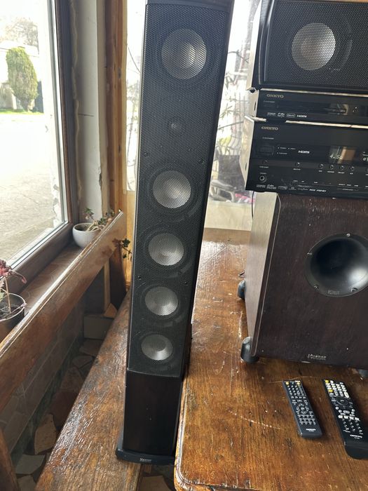 Домашно кино  магнат и двд и ресейвър