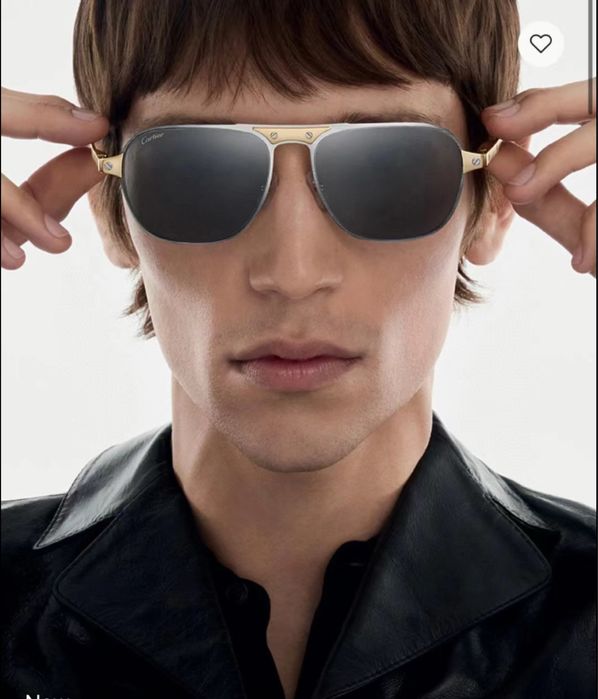 Ochelari de Soare Cartier Aviator CT0532S Full Box Santos De Cartier [Verificare Colet]