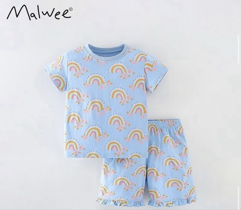 Летние двойки с шортами для девочек