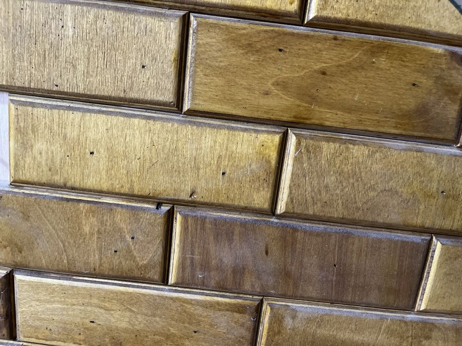 Кирпичи из фанеры