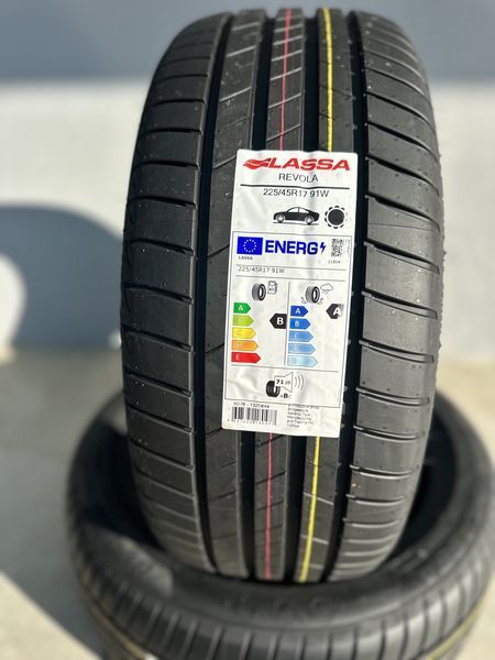 Нови летни гуми LASSA REVOLA 225/45R17 91W НОВ DOT БОРД 2254517